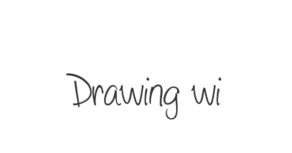 Drawing with markers font thumb